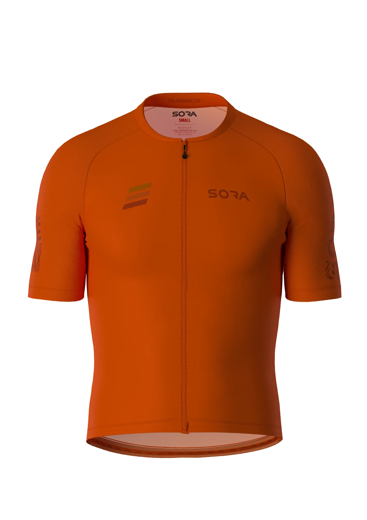 Classic Orange cycling jersey