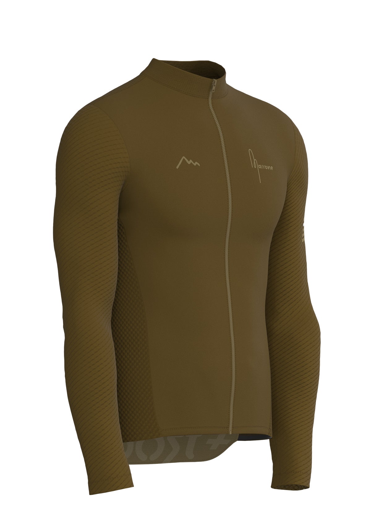 Marrone Boost long sleeve cycling jersey