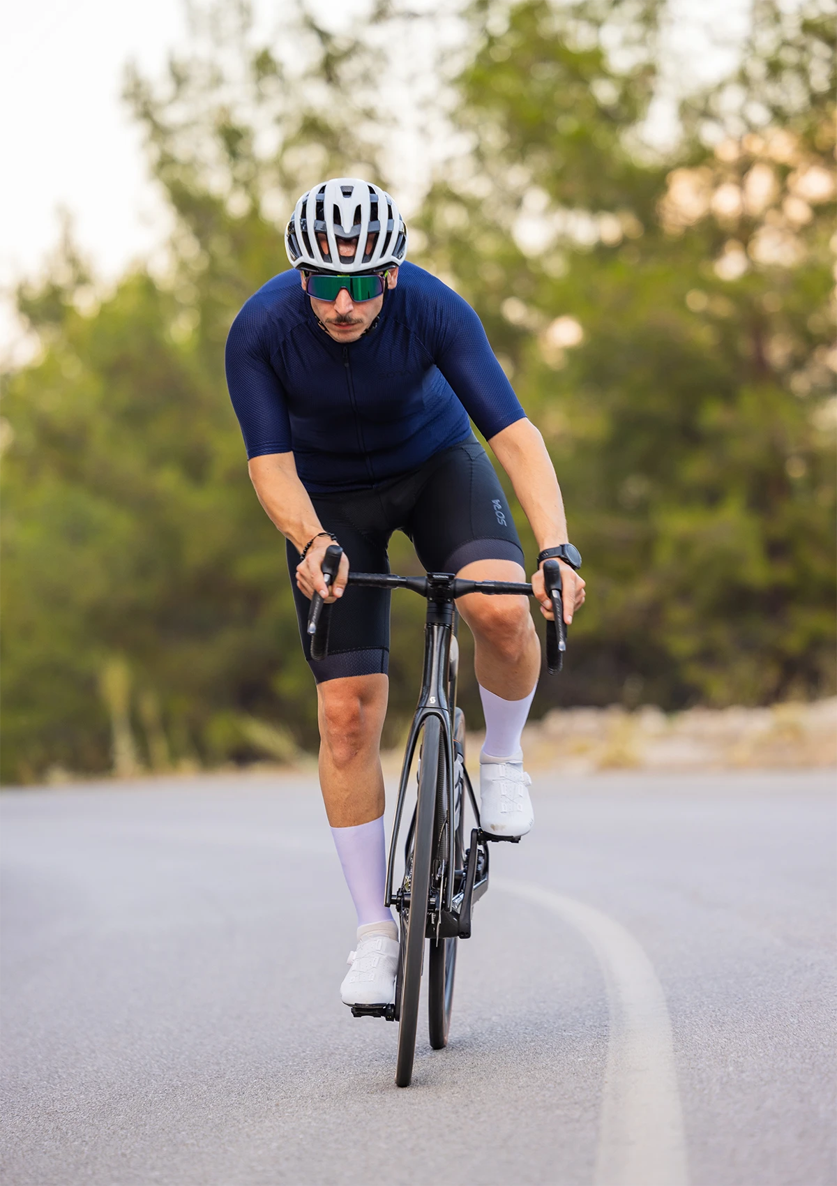 Climb Core cycling jersey Blue Navy