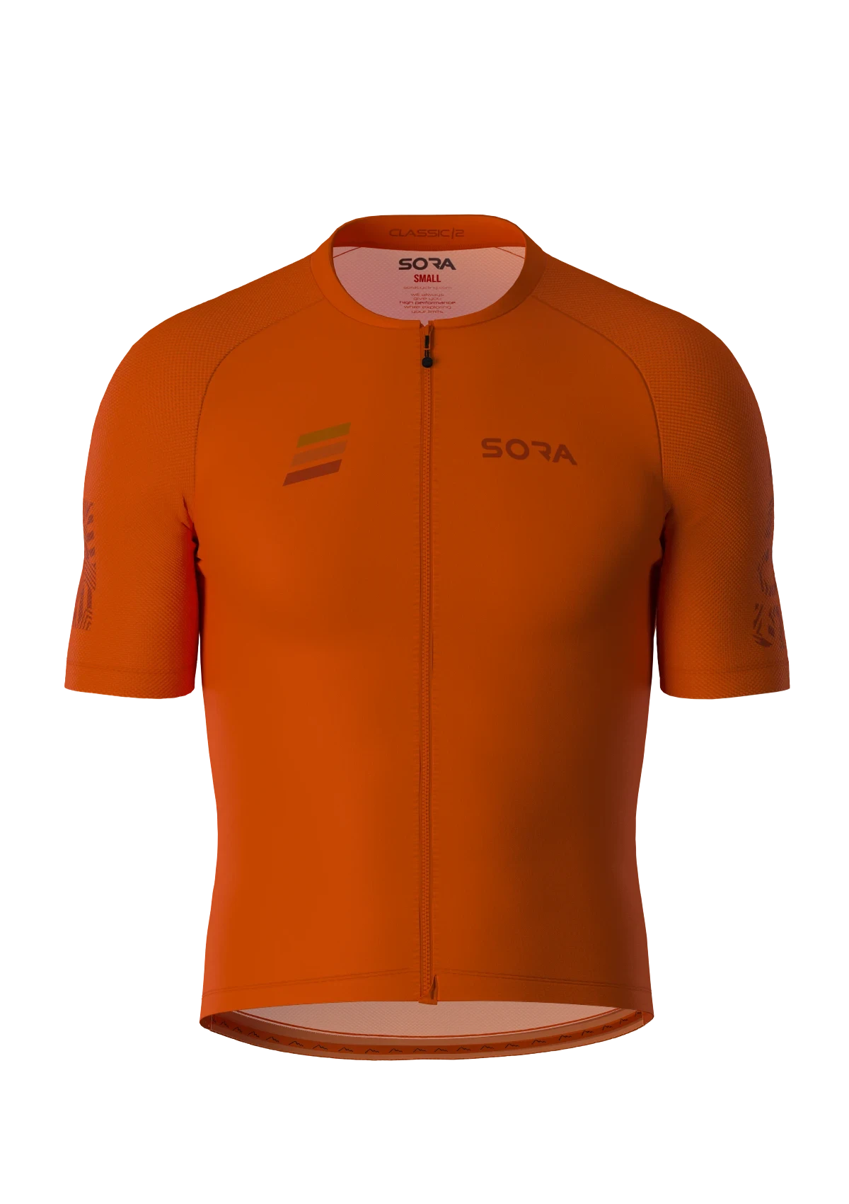 Maillot cycliste classique Orange