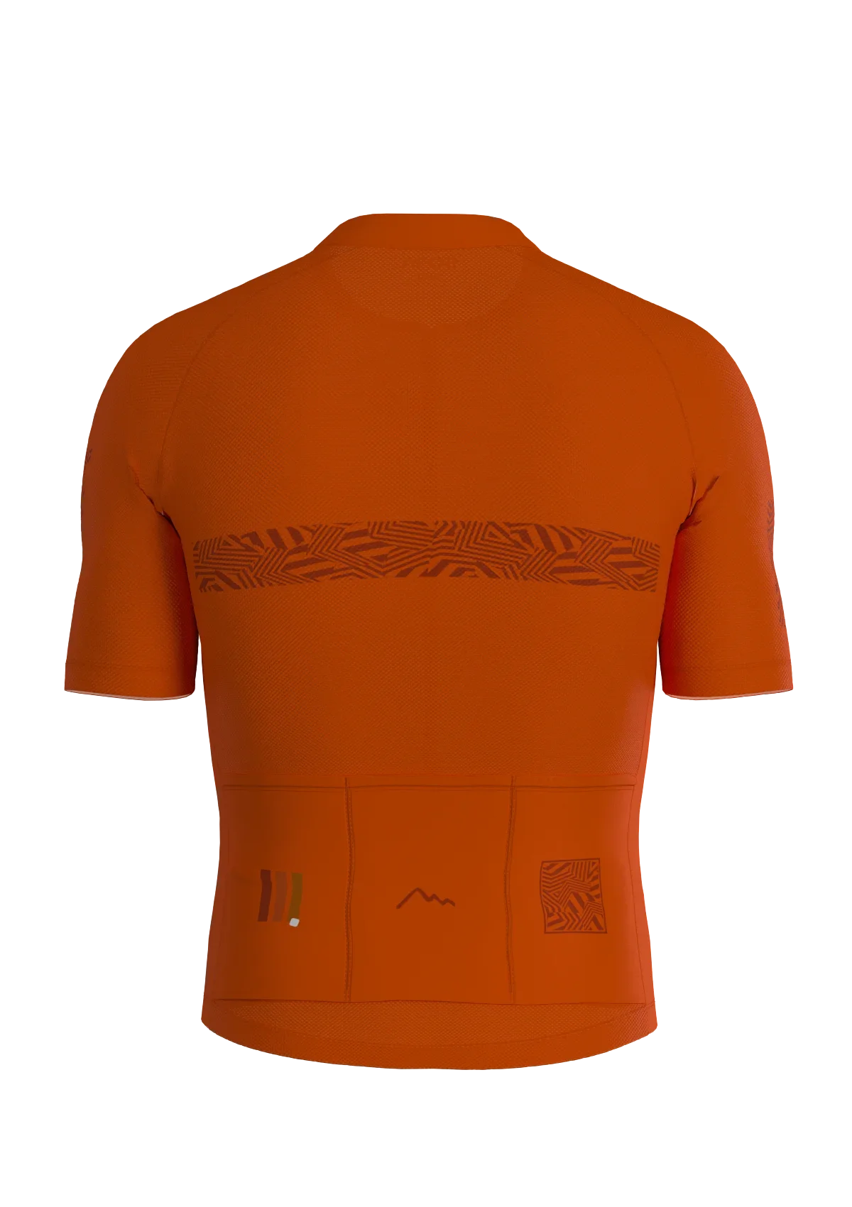 Classic Orange cycling jersey