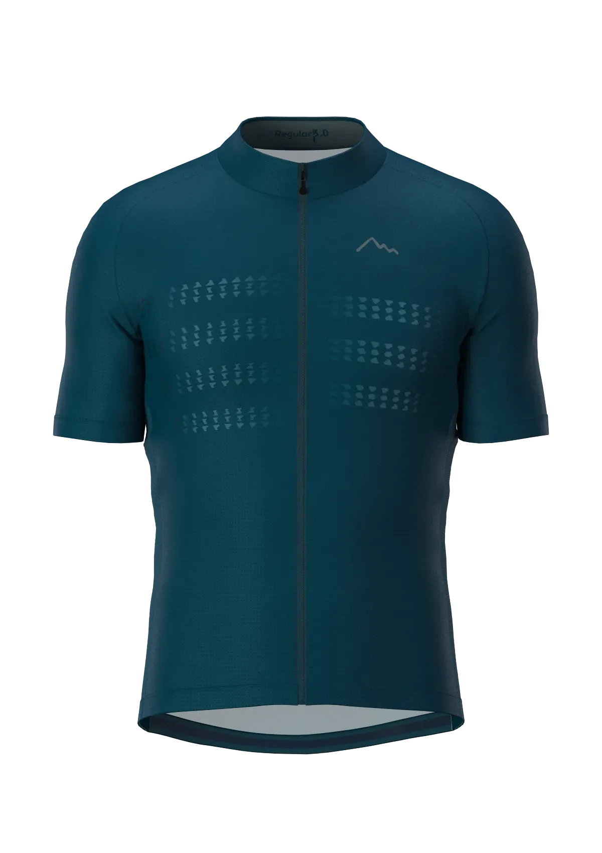 Regular navy blue cycling jersey