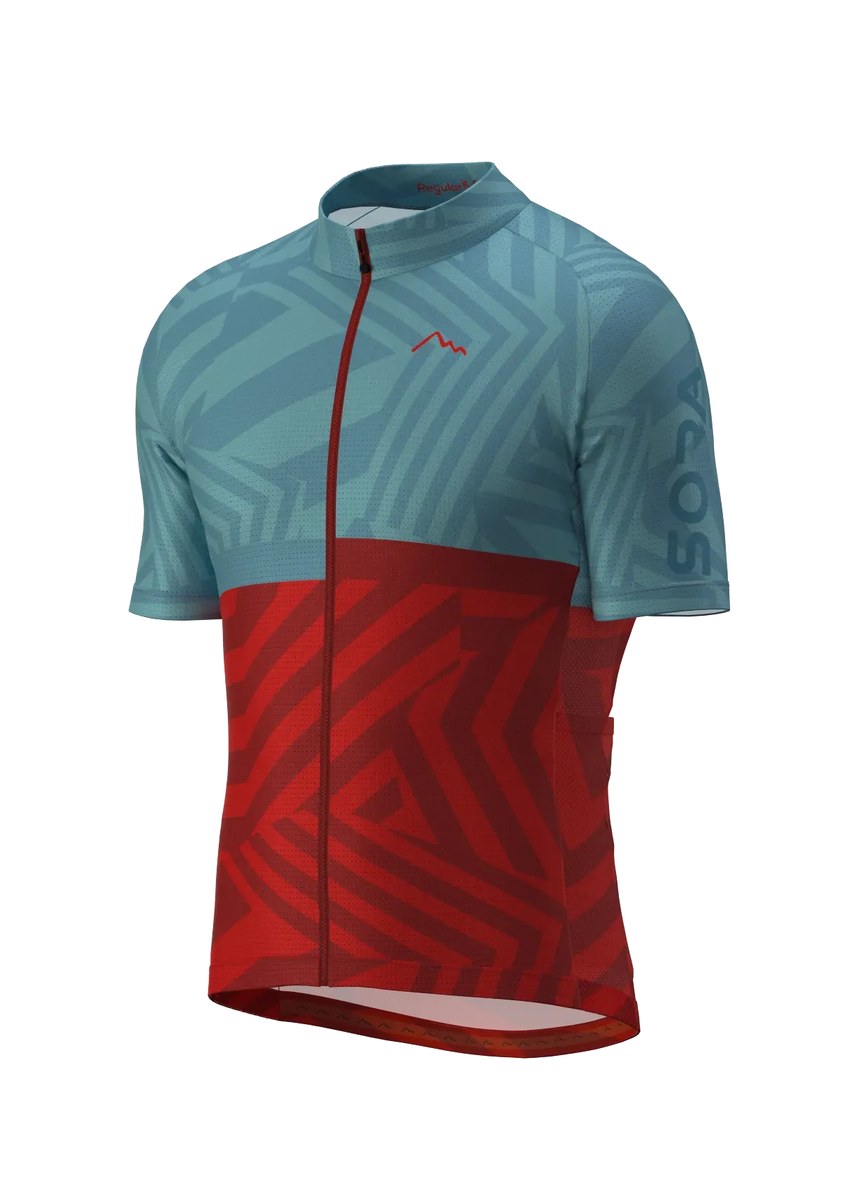 Maillot cycliste Regular Ice-Blue Rouge
