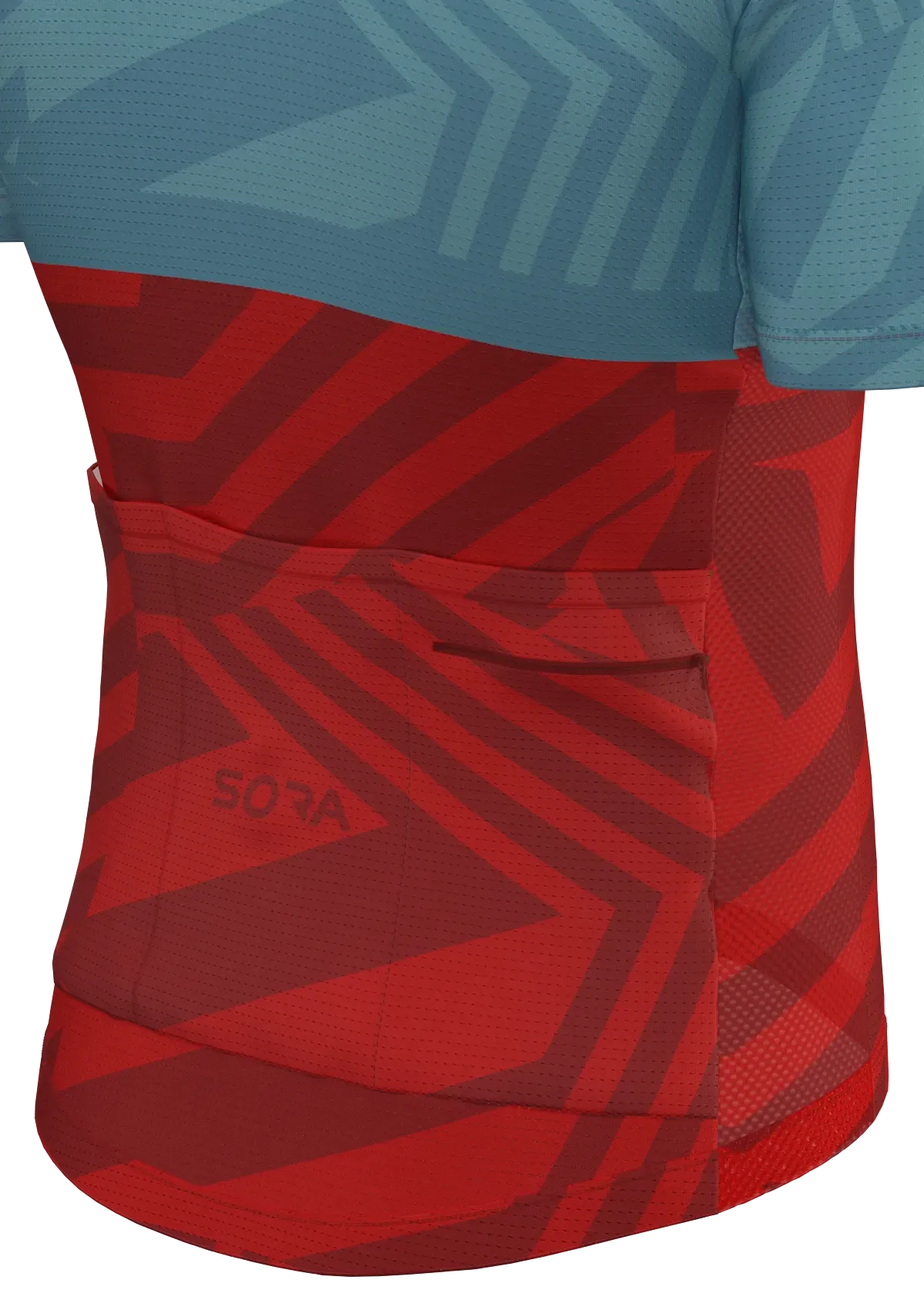 Regular Ice-Blue Red cycling jersey