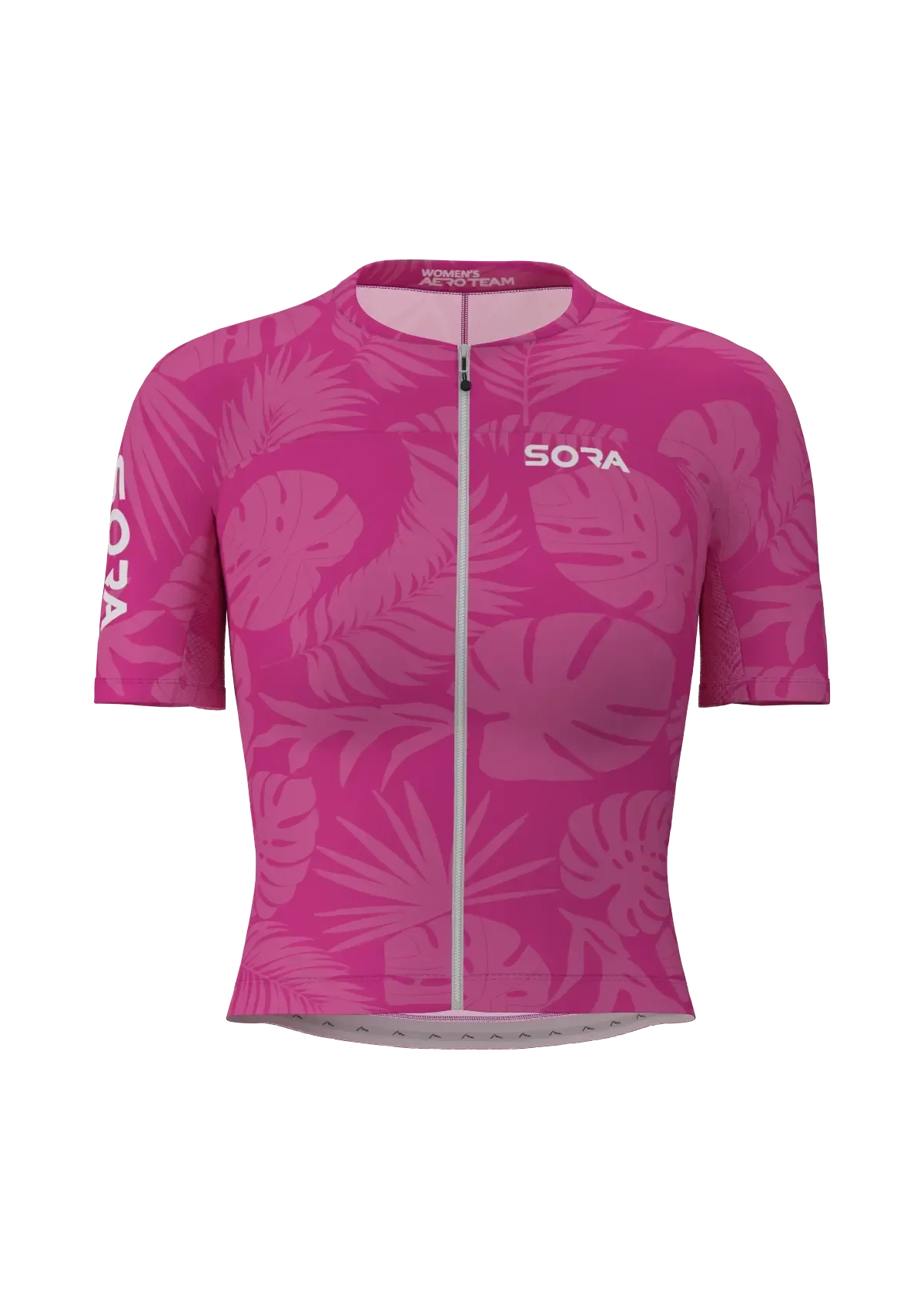 Aero Team Damen Fahrrad Trikot Pink