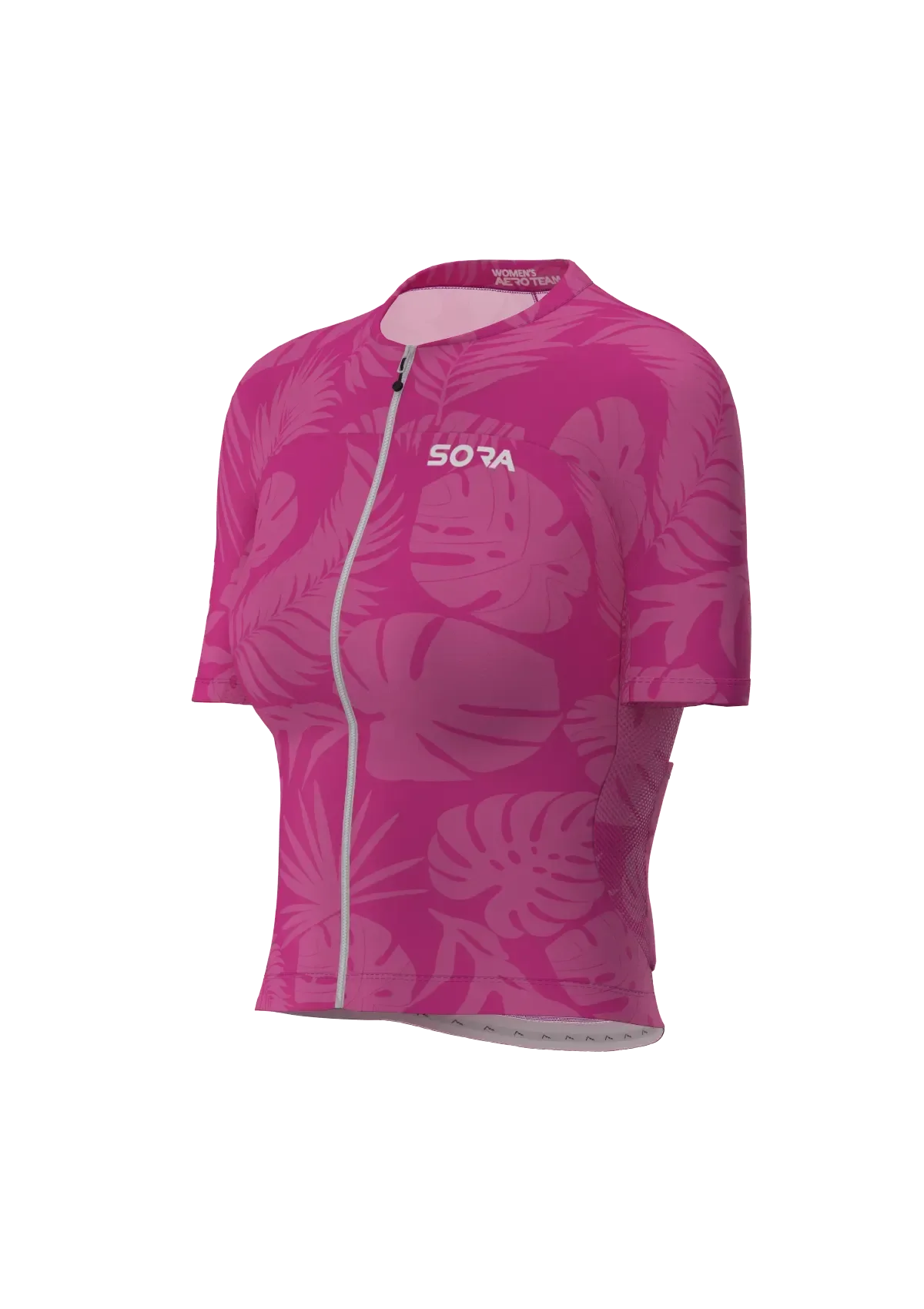 Aero Team Damen Fahrrad Trikot Pink