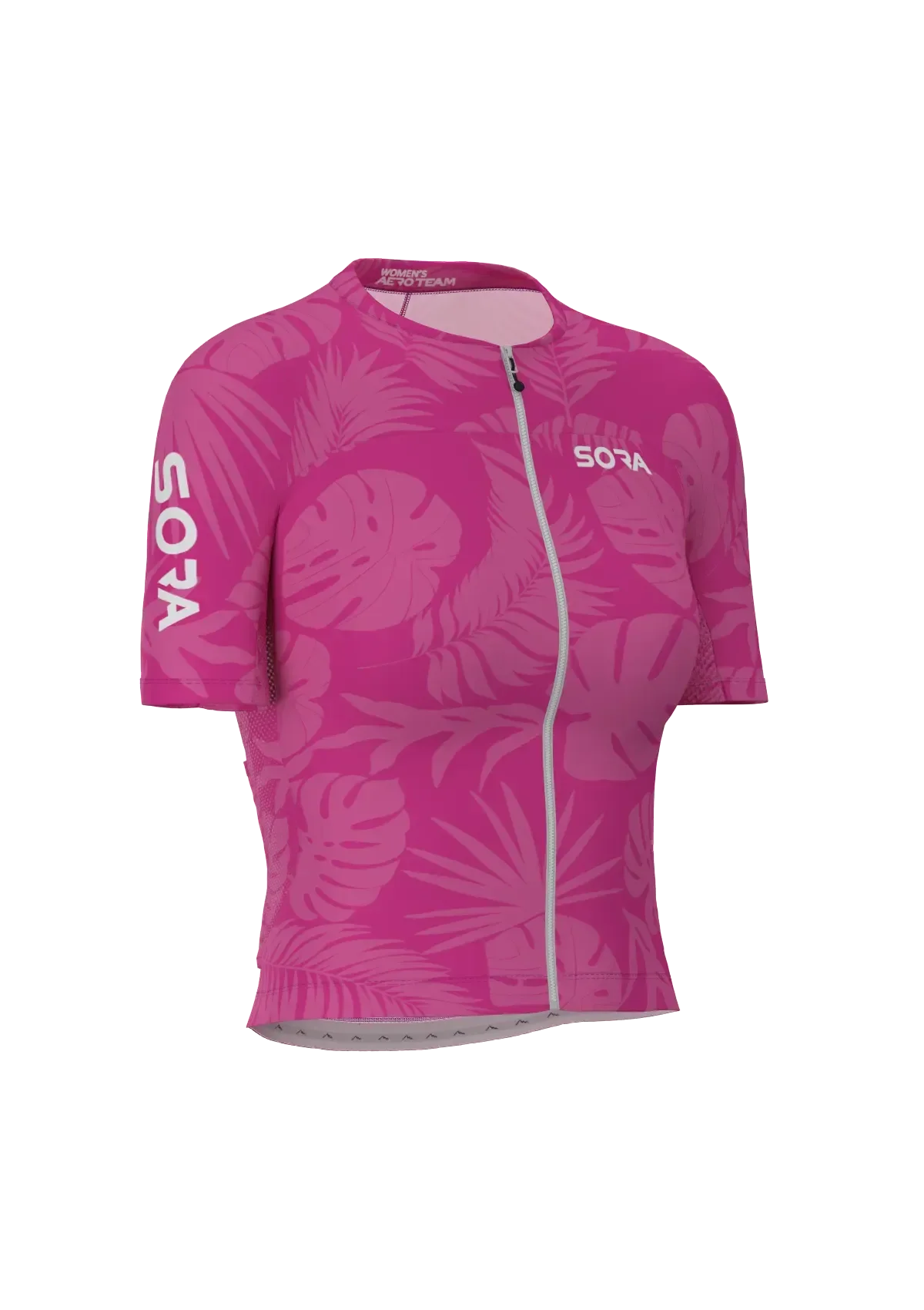 Aero Team women's cycling jersey pink