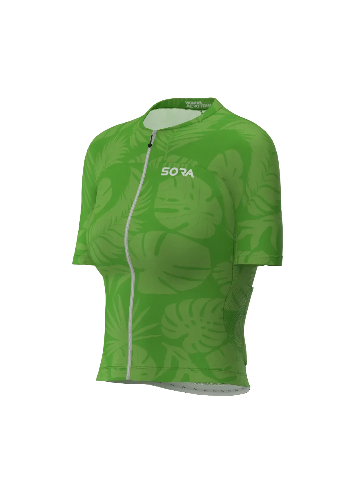 Aero Team women's cycling jersey green