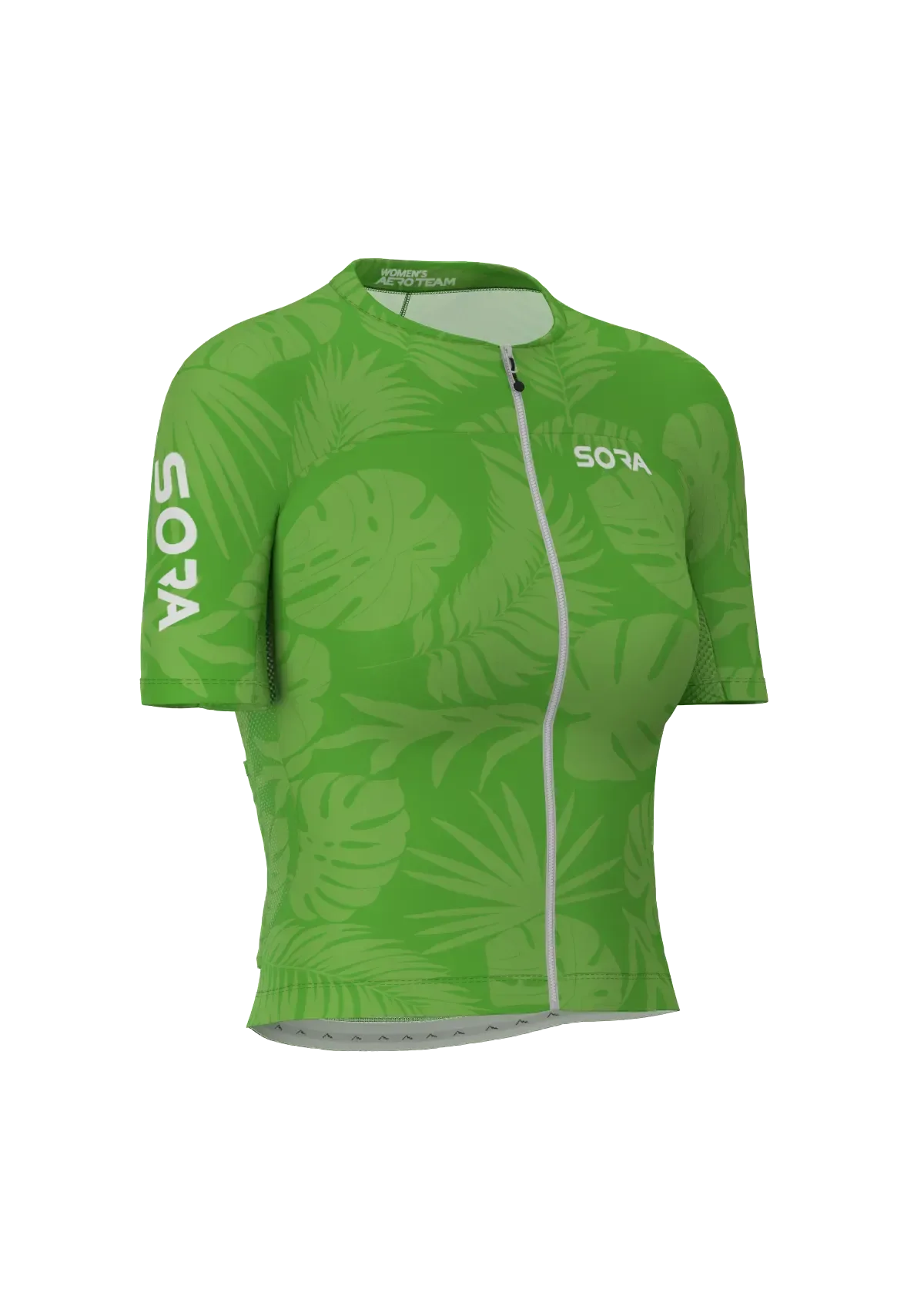 Aero Team women's cycling jersey green