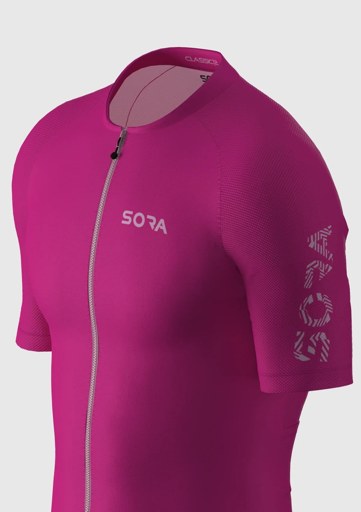 Classic Pink cycling jersey