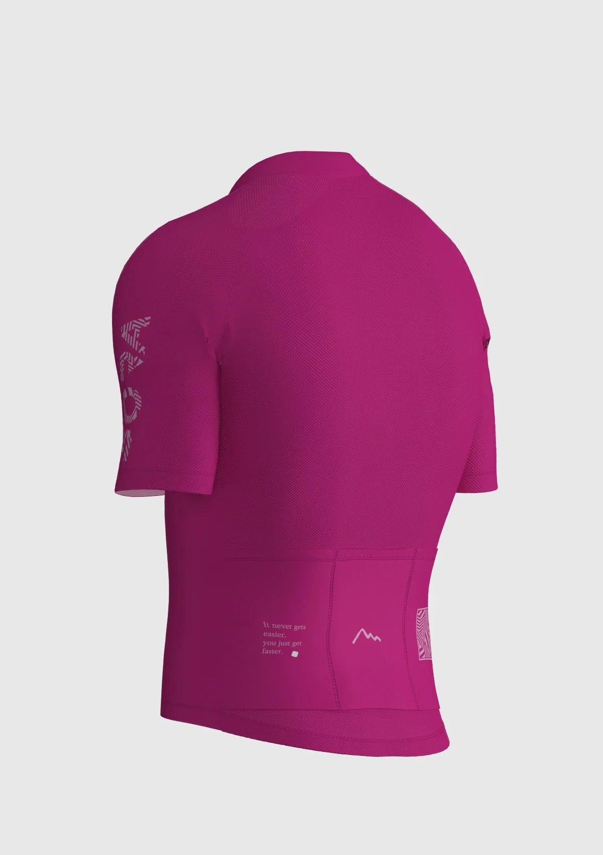 Classic Pink cycling jersey