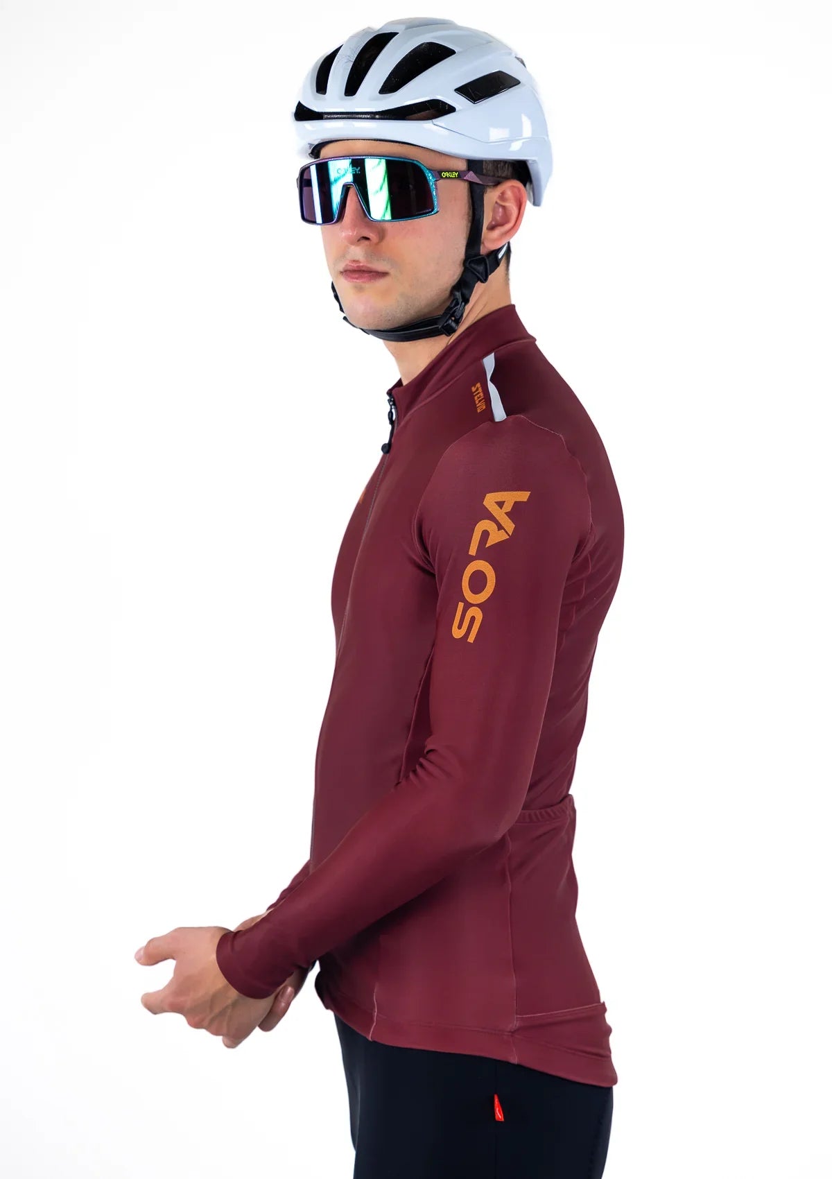 Maillot Thermique Stelvio Velours Rouge