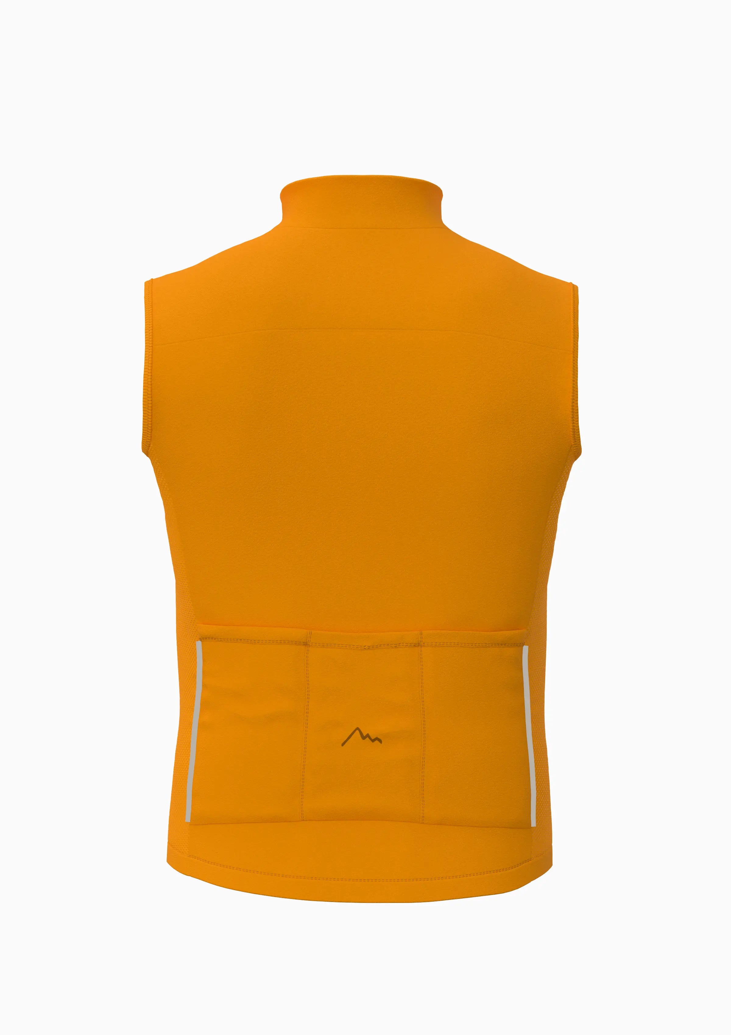 Boost winter cycling vest Mustard